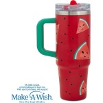 nava Θερμός Tumbler Ανοξείδωτο με Καλαμάκι "We Care", Watermelon 900ml 10-016-304 5205746016383