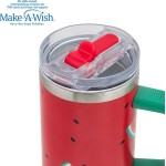 nava Thermo Tumbler Stainless Steel With Straw "We Care", Watermelon 900ml 10-016-304 5205746016383