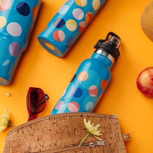 nava Θερμός Μπουκάλι Ανοξείδωτο "We Care", Color Dots 500ml 10-016-263 5205746015485