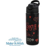 nava Θερμός Μπουκάλι Ανοξείδωτο με Καλαμάκι "We Care", Love 500ml 10-016-243 5205746015904
