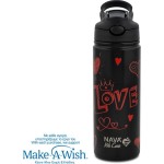 nava Θερμός Μπουκάλι Ανοξείδωτο με Καλαμάκι "We Care", Love 500ml 10-016-243 5205746015904
