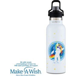 nava Stainless Steel Hot Bottle "We Care", White Unicorn 500ml 10-016-144 5205746015362