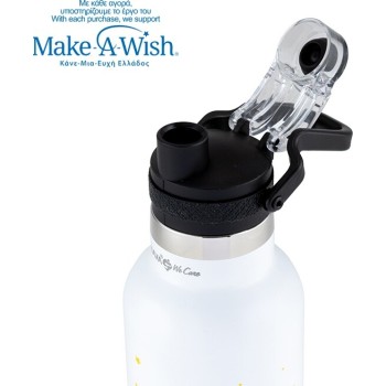 nava Θερμός Μπουκάλι Ανοξείδωτο "We Care", White Unicorn 500ml 10-016-144 5205746015362