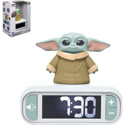 Lexibook Disney Star Wars Ψηφιακο Ξυπνητηρι Grogu 3D Φωτιστικη Φιγουρα Νυκτος Ηχητικα Εφε RL800SW 3380743121253
