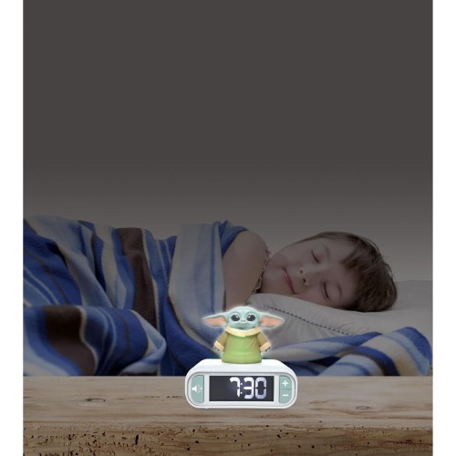 Lexibook Disney Star Wars Ψηφιακο Ξυπνητηρι Grogu 3D Φωτιστικη Φιγουρα Νυκτος Ηχητικα Εφε RL800SW 3380743121253