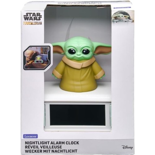 Lexibook Disney Star Wars Ψηφιακο Ξυπνητηρι Grogu 3D Φωτιστικη Φιγουρα Νυκτος Ηχητικα Εφε RL800SW 3380743121253