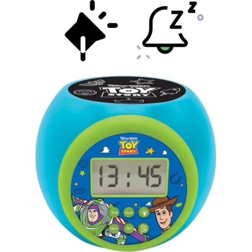 Lexibook, Ξυπνητήρι Προβολέας Επιτραπέζιο Ρολόι Projector Toy Story RL977TS 3380743119632