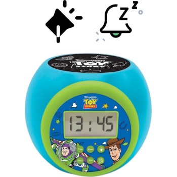 Lexibook, Ξυπνητήρι Προβολέας Επιτραπέζιο Ρολόι Projector Toy Story RL977TS 3380743119632