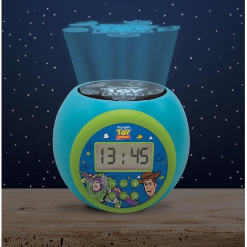 Lexibook, Ξυπνητήρι Προβολέας Επιτραπέζιο Ρολόι Projector Toy Story RL977TS 3380743119632