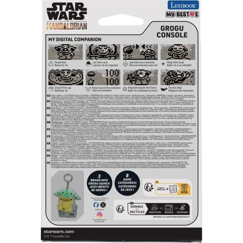 lexibook, star wars my best-e console, jlmb10sw | lcd screen, grogu compani JLMB10SW 3380743121987
