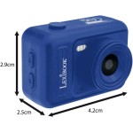 Lexibook, Key-Operated Miniature Digital Camera, Built-In  Memory, Photos And Videos, Compact Format, Easy To Carry, Blue, Djkc7