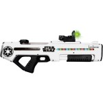 lexibook, star wars, rechargeable electronic water blaster,  and sound effects, 680 ml tank, range up to 10 m, 3 modes, green do