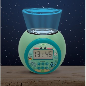 Lexibook, Magnificent Star Wars Projector Clock With  Light Timer, Multicolor Projection On The Ceiling, Backlit Lcd Screen, Sno