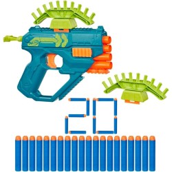 Hasbro Nerf Rebel Ops Ammohawk, Blaster With 20 Nerf Elite Foam Darts and 2 Dart Shields, Gifts, Toys for Kids, Ages 8 and Above