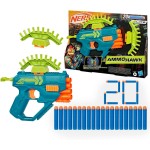 Hasbro Nerf Rebel Ops Ammohawk, Blaster With 20 Nerf Elite Foam Darts and 2 Dart Shields, Gifts, Toys for Kids, Ages 8 and Above
