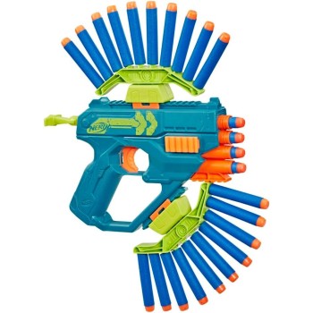Hasbro Nerf Rebel Ops Ammohawk, Blaster With 20 Nerf Elite Foam Darts and 2 Dart Shields, Gifts, Toys for Kids, Ages 8 and Above
