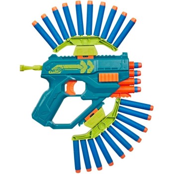 Hasbro Nerf Rebel Ops Ammohawk, Blaster With 20 Nerf Elite Foam Darts and 2 Dart Shields, Gifts, Toys for Kids, Ages 8 and Above