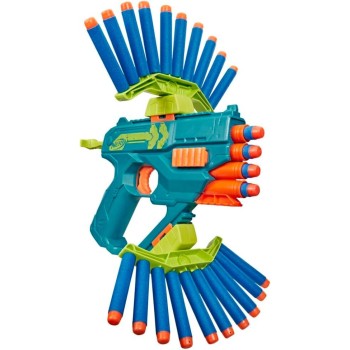 Hasbro Nerf Rebel Ops Ammohawk, Blaster With 20 Nerf Elite Foam Darts and 2 Dart Shields, Gifts, Toys for Kids, Ages 8 and Above