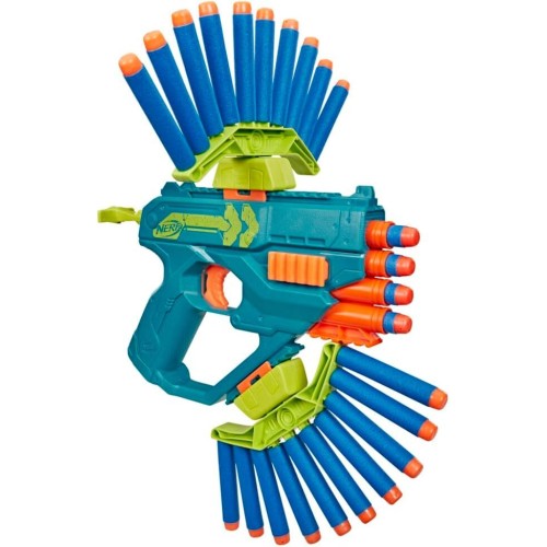 Hasbro Nerf Rebel Ops Ammohawk, Blaster With 20 Nerf Elite Foam Darts and 2 Dart Shields, Gifts, Toys for Kids, Ages 8 and Above
