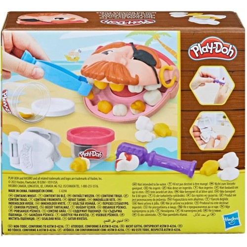Hasbro Play-doh Mini Piraat Drill n Fill Tandarts Speelgoed, Peuterspeelbaar Speelgoed Vanaf 3 Jaar F7379 5010996168986