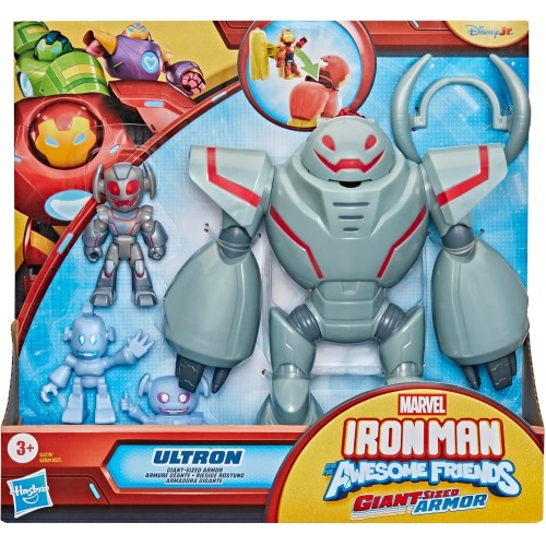 Hasbro Disney Jr. Series Marvels Iron Man and his Awesome Friends Ultron Giant-sized Armor, 3-inch Marvel Action Figure, Super H