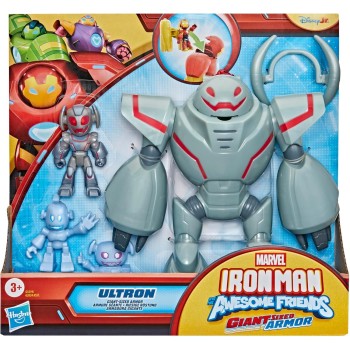 Hasbro Disney Jr. Series Marvels Iron Man and his Awesome Friends Ultron Giant-sized Armor, 3-inch Marvel Action Figure, Super H