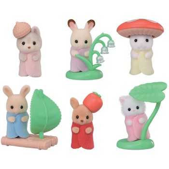 Epoch Sylvanian Families Mini Forest Costume Babies Series 5881 5054131058817