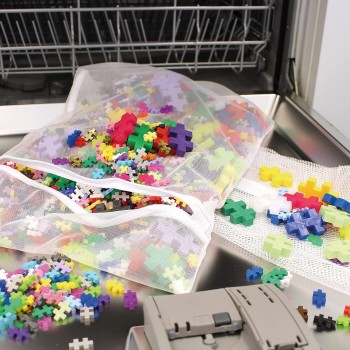 Plus-Plus 9603443 ingenious building toy, large rabbit, tube of building blocks, 15 pieces PLS7303 5710409201391