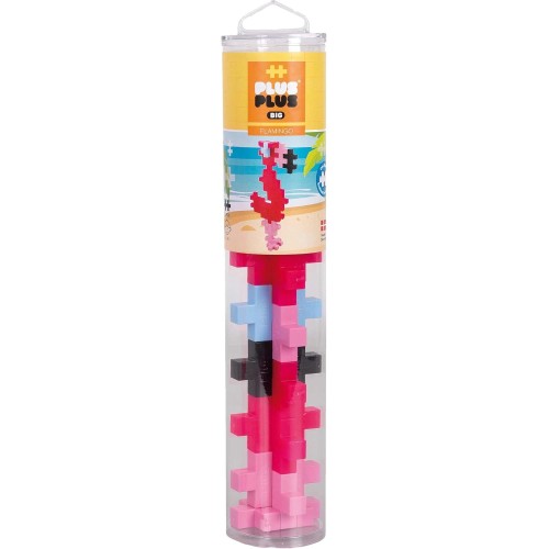 Plus-Plus Plus plus τουβλάκια basic φλαμίνγκο για 1+ έτους 15τμχ 3408 5710409201032