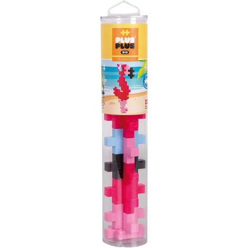 Plus-Plus Plus plus τουβλάκια basic φλαμίνγκο για 1+ έτους 15τμχ 3408 5710409201032