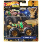 Mattel Hot Wheels Monster Trucks Trophy Champions Premium Die-Cast 1:64 Scale & Trophy (Styles May Vary) JDV96 194735289424
