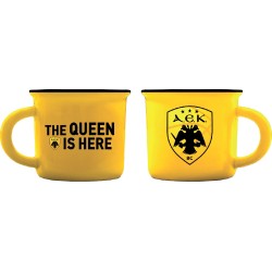 Χάρτινη Πόλη Κούπα Espresso - ΑΕΚ Μπάσκετ 1 / Κίτρινο The Queen Is Here BZ.XP.RP.00734 5206021148010