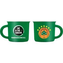 Χάρτινη Πόλη Espresso Mug - Panathinaikos Basketball 2 / Green - We The Greens BZ.XP.RP.00726 5206021147266