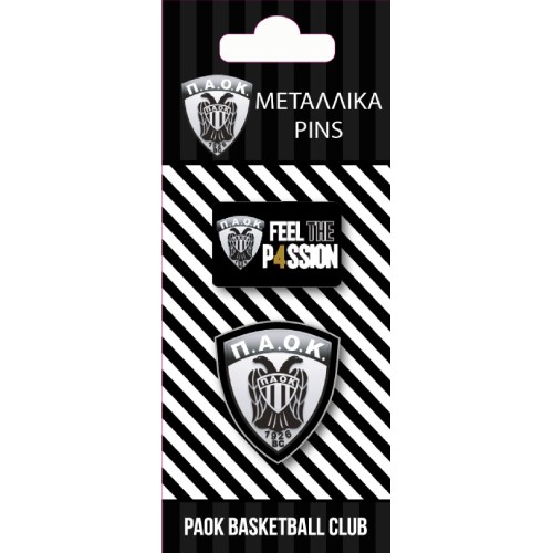 Χάρτινη Πόλη μεταλλικά - παοκ μπάσκετ 1 HP.PIN.0011 5206021147495