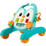 Mattel Fisher-price 2-in-1 Musical Penguin Activity Walker, Baby to Toddler Push Along Toy JHF74 194735330393