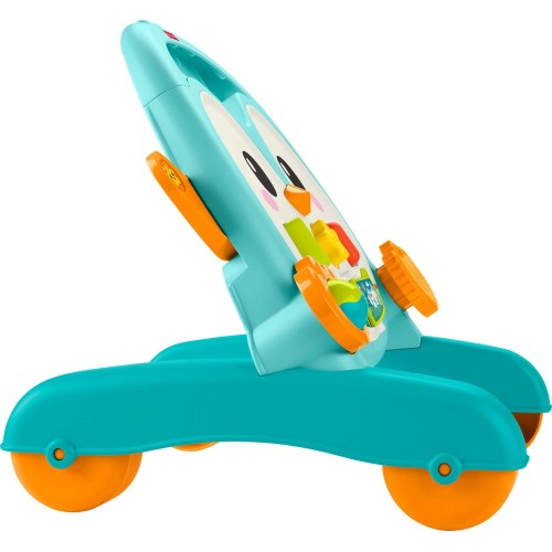 Mattel Fisher-price 2-in-1 Musical Penguin Activity Walker, Baby to Toddler Push Along Toy JHF74 194735330393