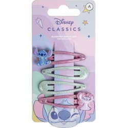 cerda beauty: stitch - hair clips 4pcs 2500003064 8445484437874