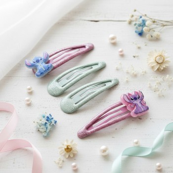 Cerda beauty disney: lilo & stitch - stitch - hair clips (4pcs) (2500003064) 2500003064 8445484437874