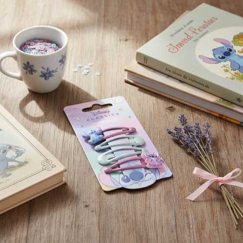 cerda beauty: stitch - hair clips 4pcs 2500003064 8445484437874