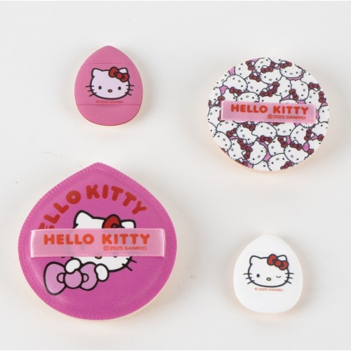 cerda beauty: hello kitty - makeup powder puffs 2500003532 8445484560930