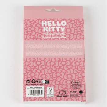 cerda beauty: hello kitty - makeup powder puffs 2500003532 8445484560930