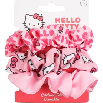 cerda beauty: hello kitty - scrunchies 3pcs 2500003224 8445484471540