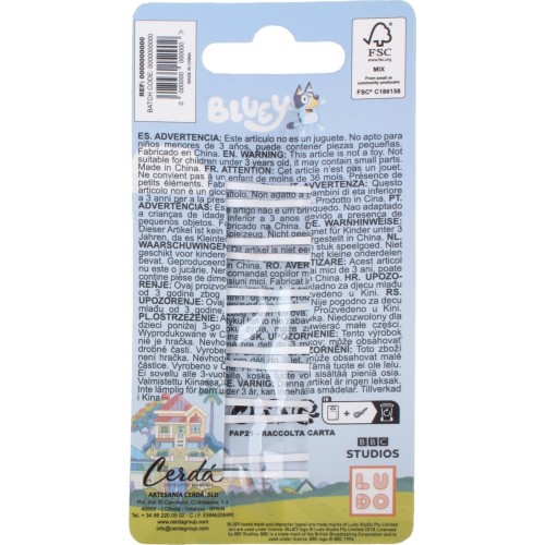 Cerda beauty: bluey - hair clips (6pcs) (2500003442) 2500003442 8445484539868