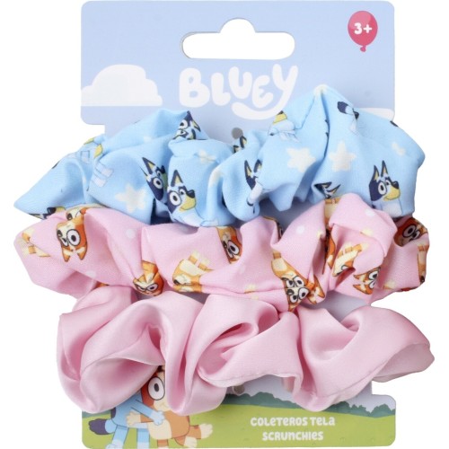 cerda beauty: bluey - scrunchies 3pcs 2500003453 8445484540055