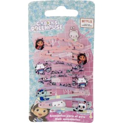 cerda beauty: gabbys dollhouse - hair clips 6pcs 2500003452 8445484540031