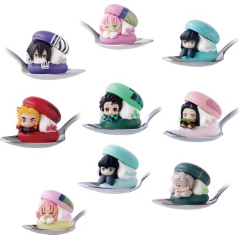 BANDAI NAMCO μίνι φιγούρα  animation: demon slayer - macaron blind bag, ποικιλία VE90765 3701405833381