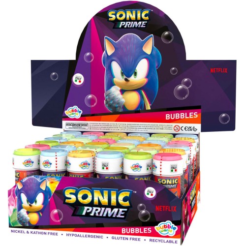 Dulcop Sonic The Hedgehog Σαπουνόφουσκα Μπουκάλι Sonic - 60Ml D1010056 8007315009874