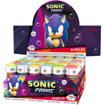 Dulcop Sonic The Hedgehog Bubble Blower Sonic, 60Ml D1010056 8007315009874