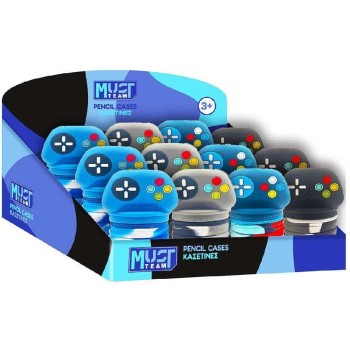 Diakakis imports Must Team Gaming Silicone Collapsible Case - 4 Designs (000587448) 000587448 5205698819940