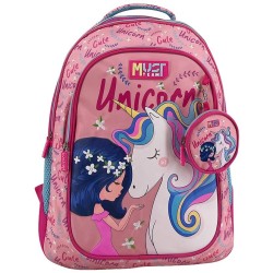 Diakakis imports Σχολική Τσάντα Must Πολυθεσιακή Girl & Unicorn 32X18x43cm 000587218 5205698807633